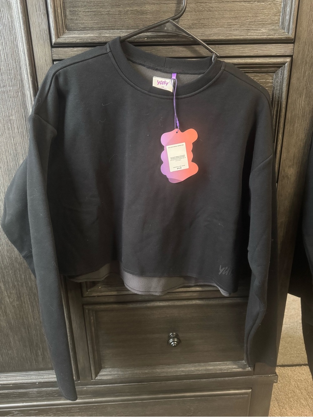 Fabletics yitty cropped sweatshirt NWT